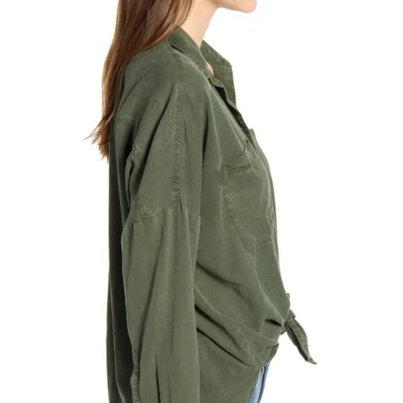 Lou  Grey Galaxy front tie shirt - Picture 3 of 10